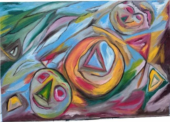 Quadro pintura a óleo 100 x 70 mts