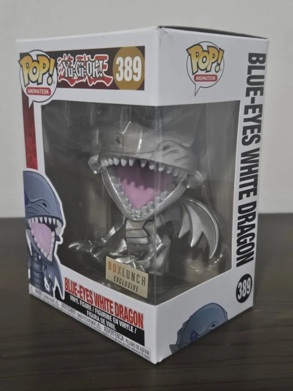 Funko Pop Blue- Eyes White Dragon 389 Metálico (Silver) / Prata - Foto 2