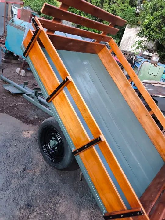 Carreta para micro trator yanmar Tobata  - Foto 5