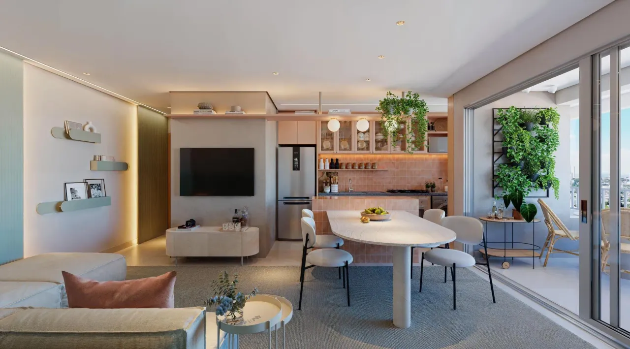 Apartamento Lançamento 02 Suítes Varanda Com Churrasqueira 75,75m² Residencial Ludovic Set
