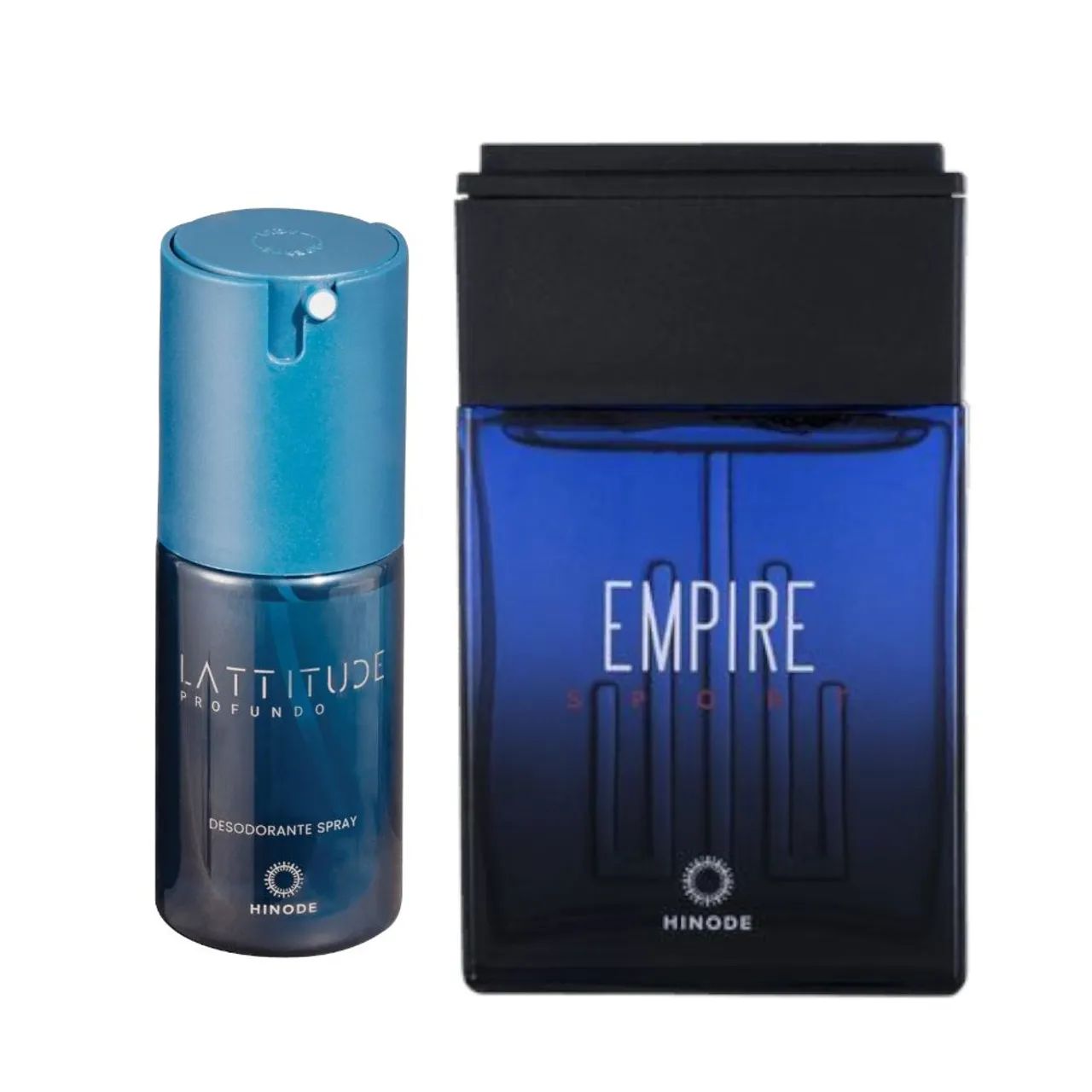 Kit perfume Empire e desodorante spray lattitude profundo 
