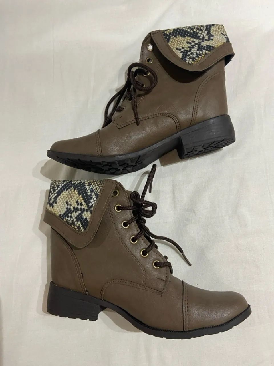 Coturno marrom - Foto 2