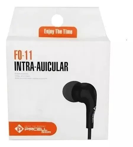 Fone com fio preto  - Foto 2