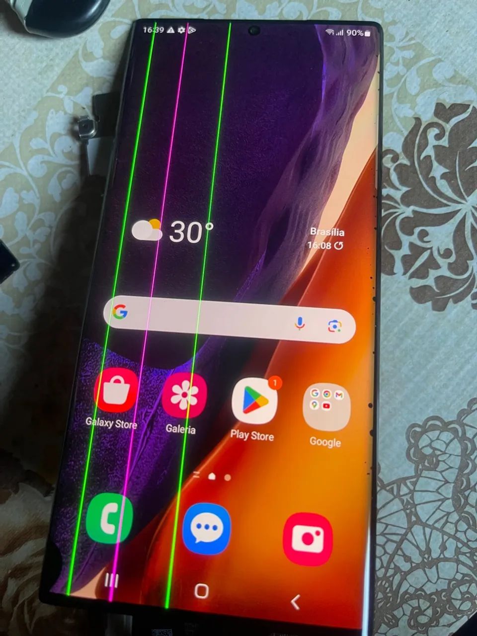 Tela Samsung note 20 ultra original com detalhe- faço envio - Foto 2