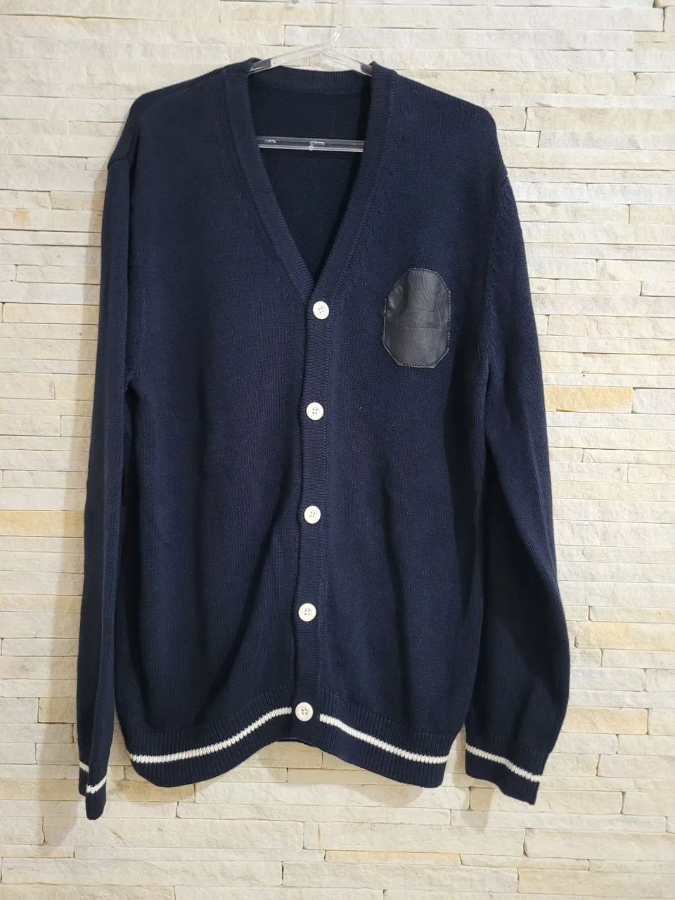 Cardigan masculino com botões  - Foto 2