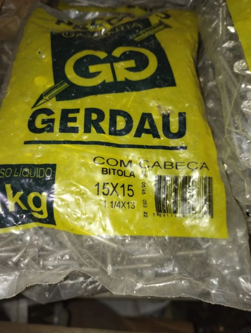 Prego 15 x15 Gerdau 1kg