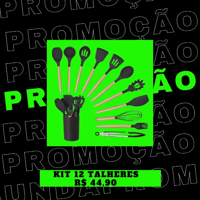 KIT 12 TALHERES SILICONE
