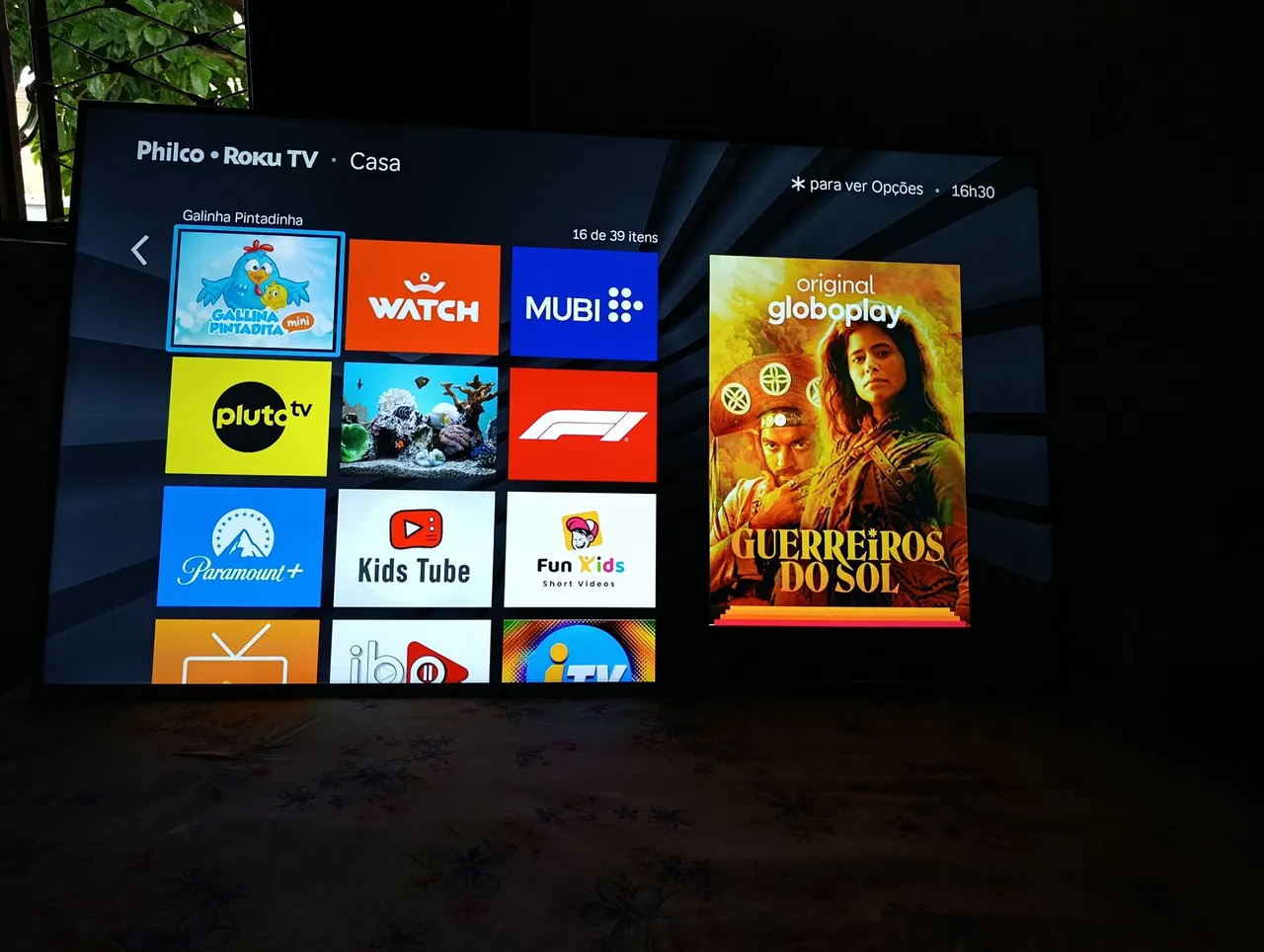 Smart TV 58 polegadas Philco Roku
