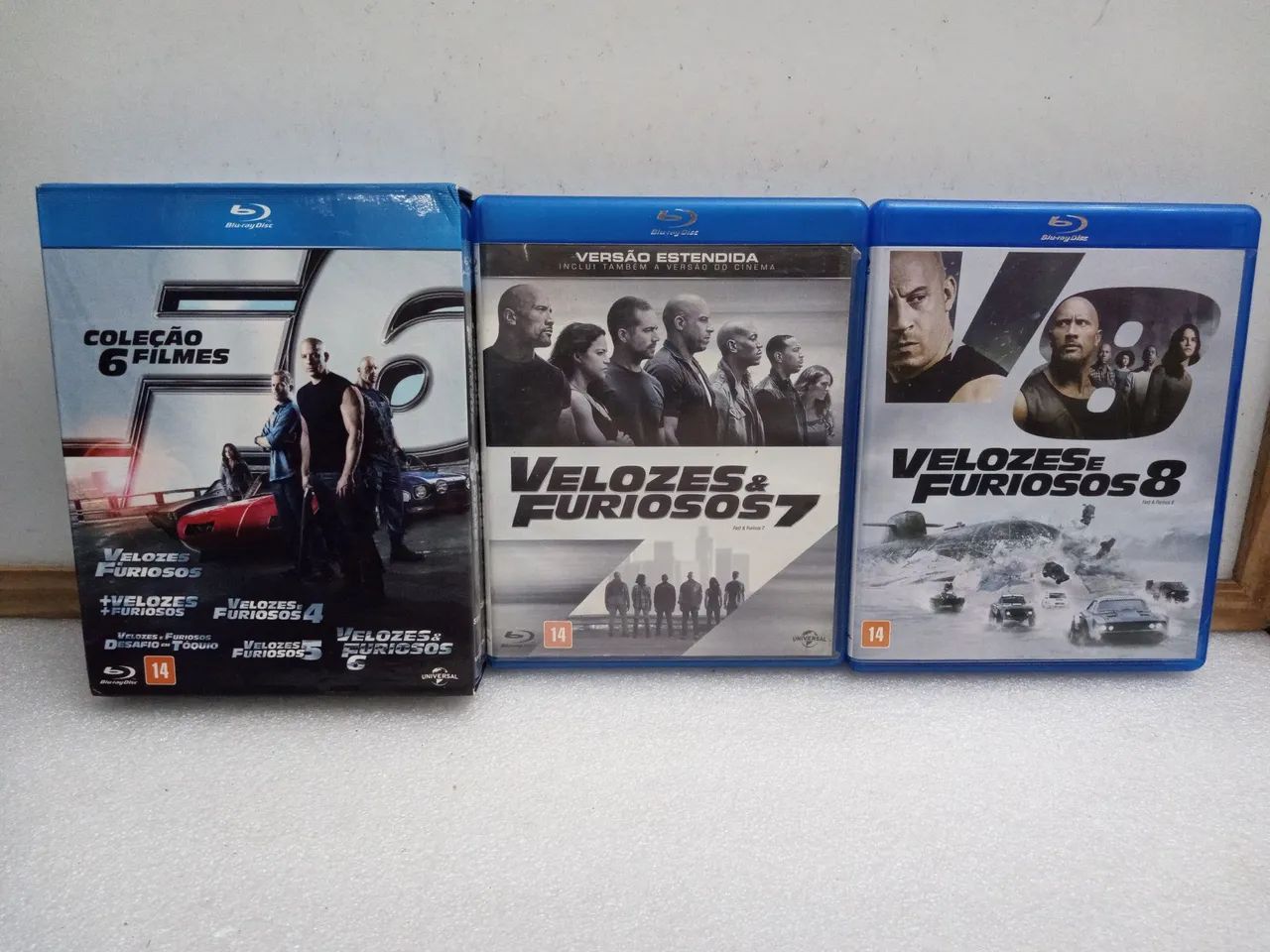 Coleção Velozes e Furiosos do 1 ao 8 original 