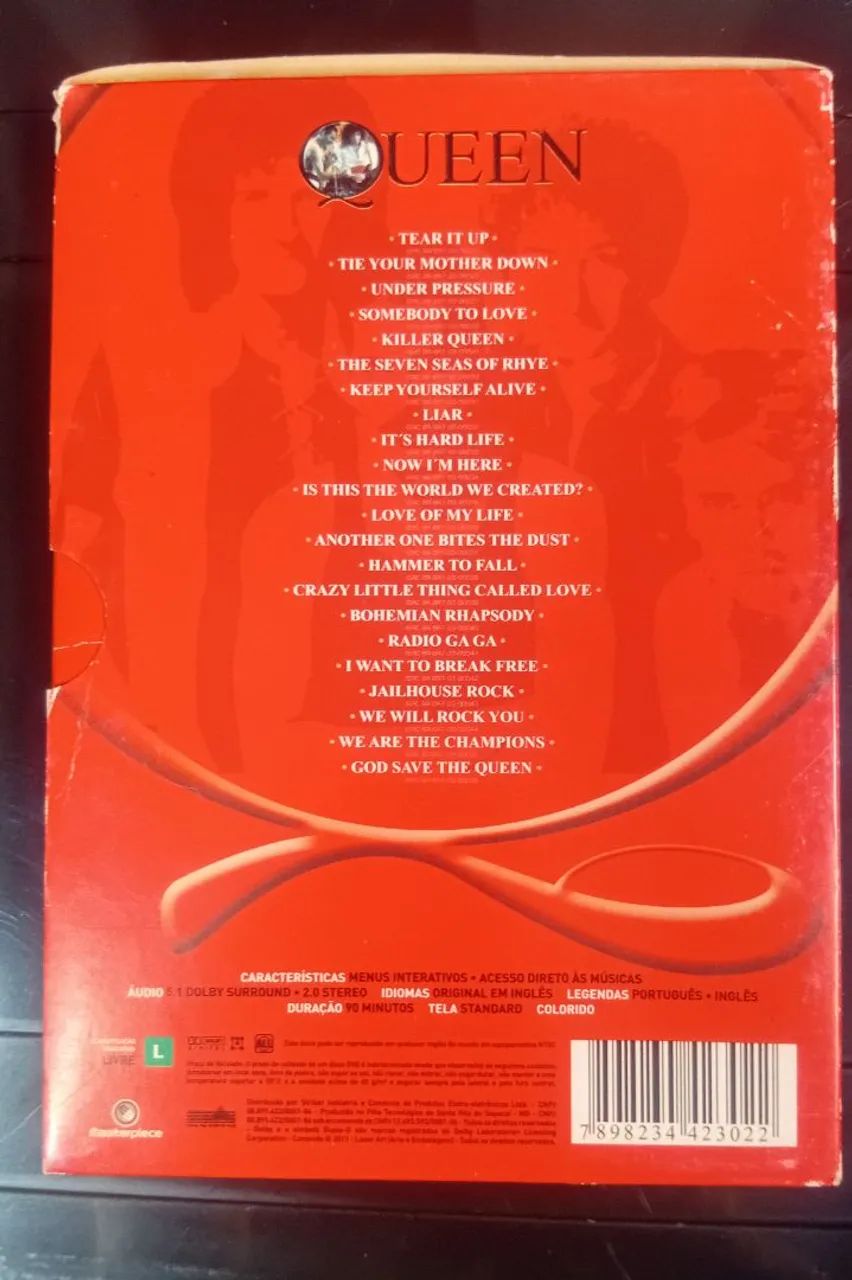 DVD QUEEN - WE ARE THE CHAMPIONS FINAL LIVE IN JAPAN - SHOW TÓQUIO