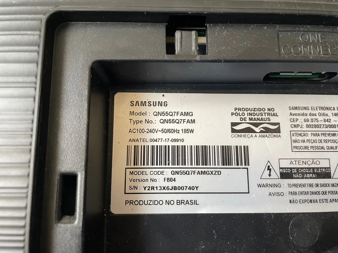 TV Samsung 55? QN55FAMG com defeito - Foto 2