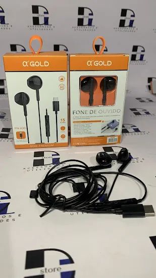Fone com fio para aparelhos TIPO C iphone 15 iphone 16 - Foto 2