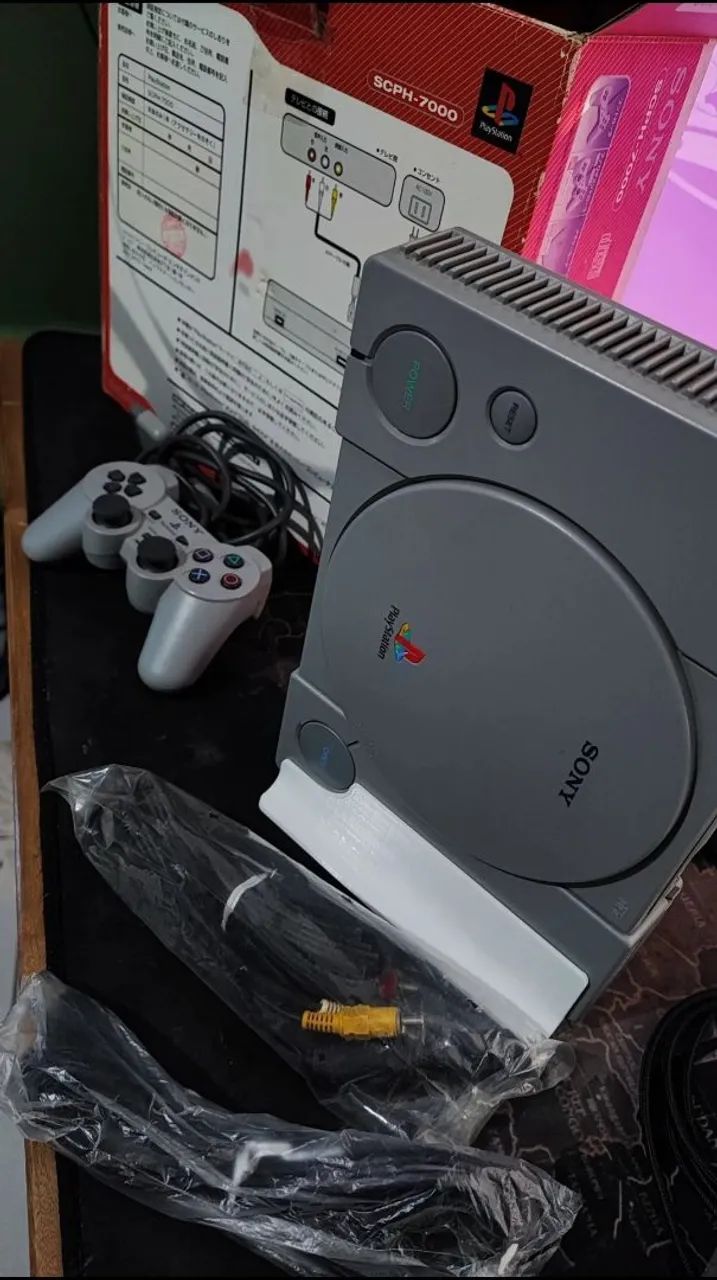 PlayStation 1 - Console Completo com Caixa e Manual - Foto 4