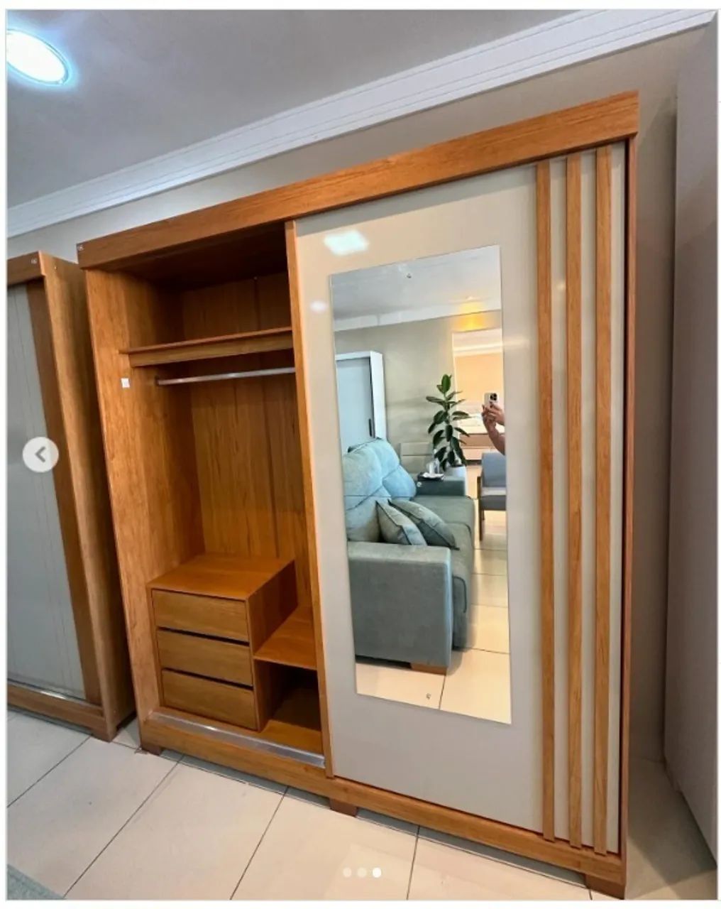 Guarda Roupa Athena - 100% MDF - Foto 4