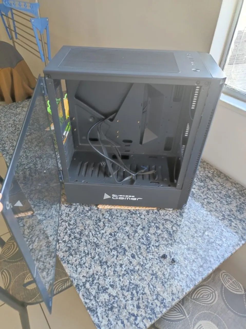 Gabiete com lateral de vidro + Fonte WPM 650w 80 plus gold - Foto 3
