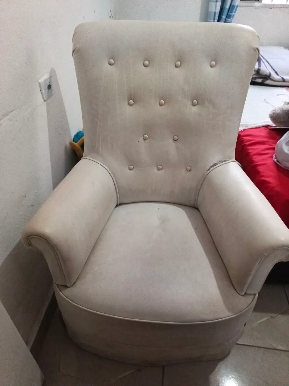 Poltrona confortável e elegante
