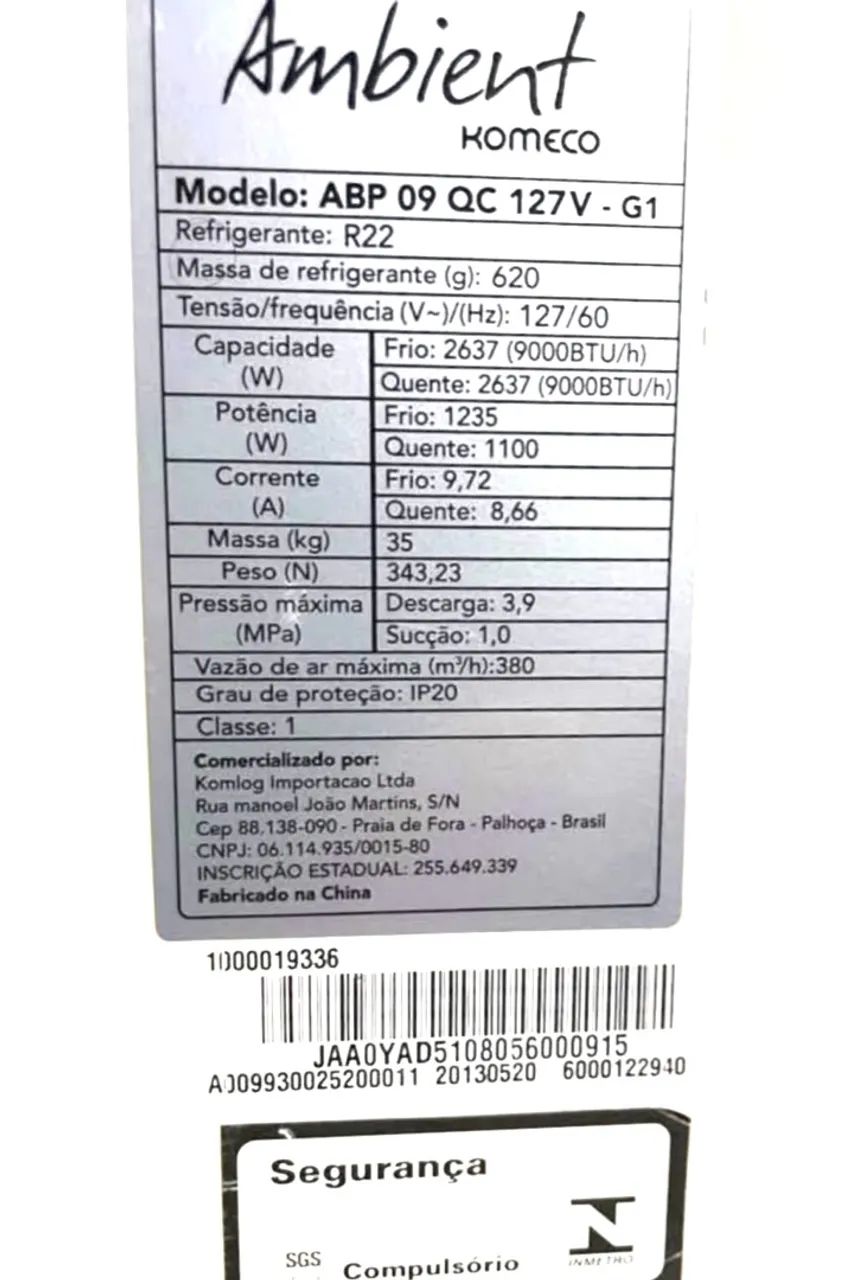 Ar Condicionado Komeco - Foto 3