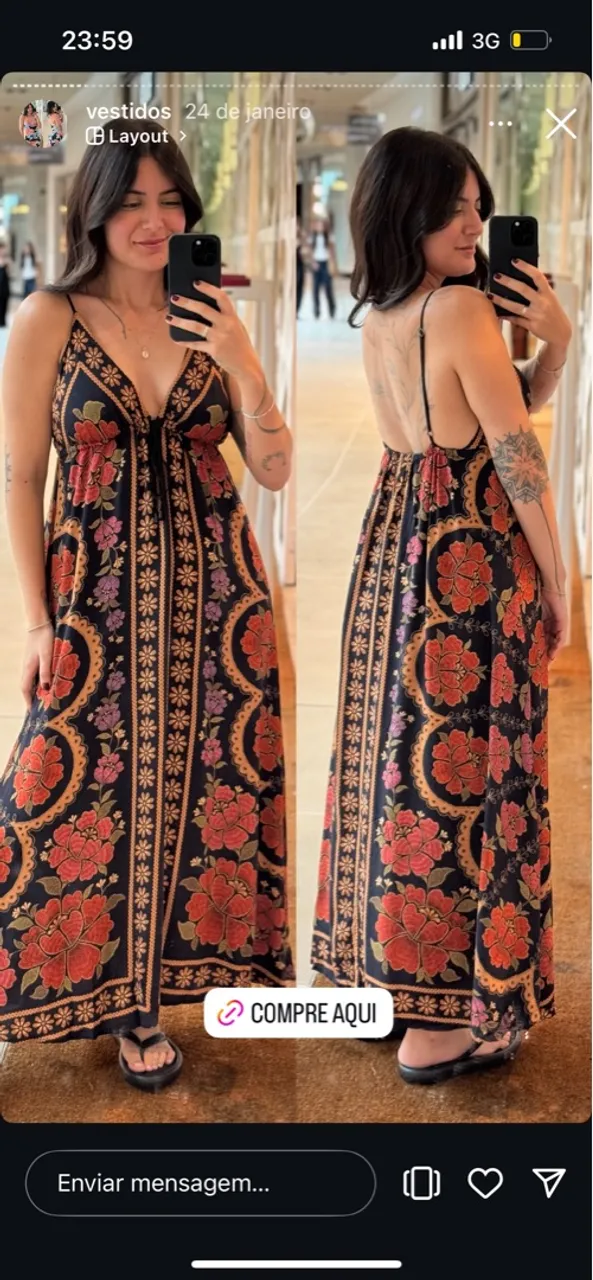Vendo vestido Farm Madalena
