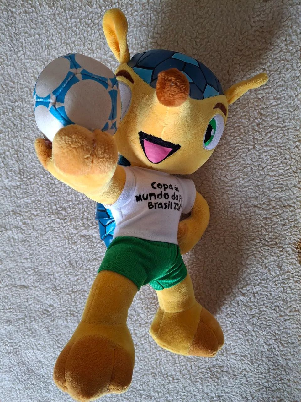 Pelúcia Fuleco - Copa Mundo Brasil 2014 *USADO - Foto 5