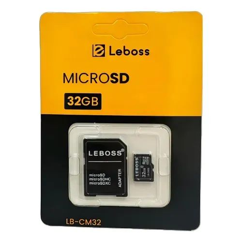 Cartão De Memória Micro Sd, 32gb Leboss