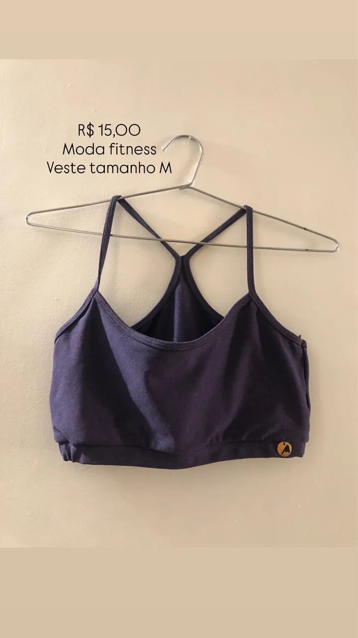 Moda fitness: Top tamanho M