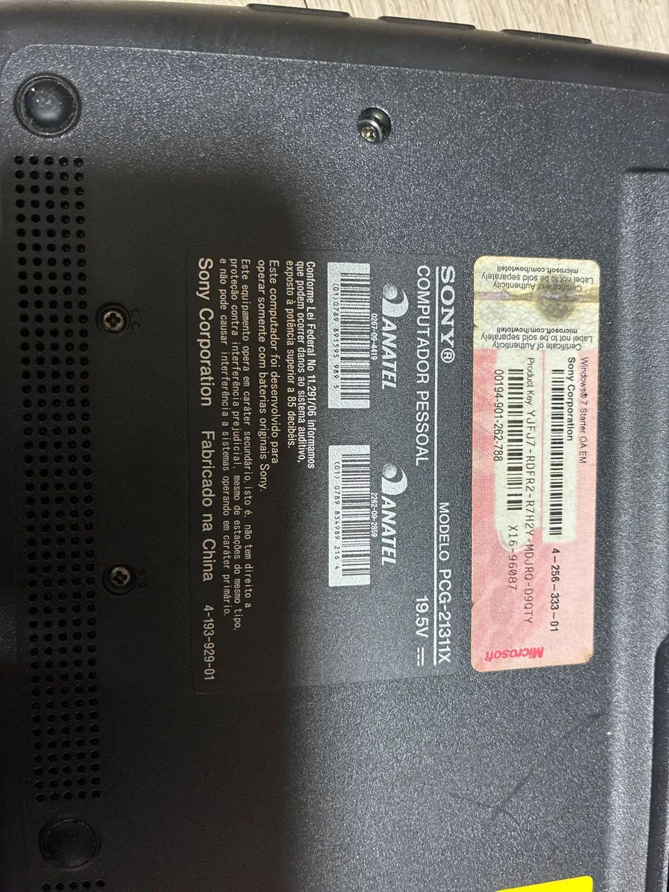 Vendo netbook vaio PCG21311x defeito - Foto 4