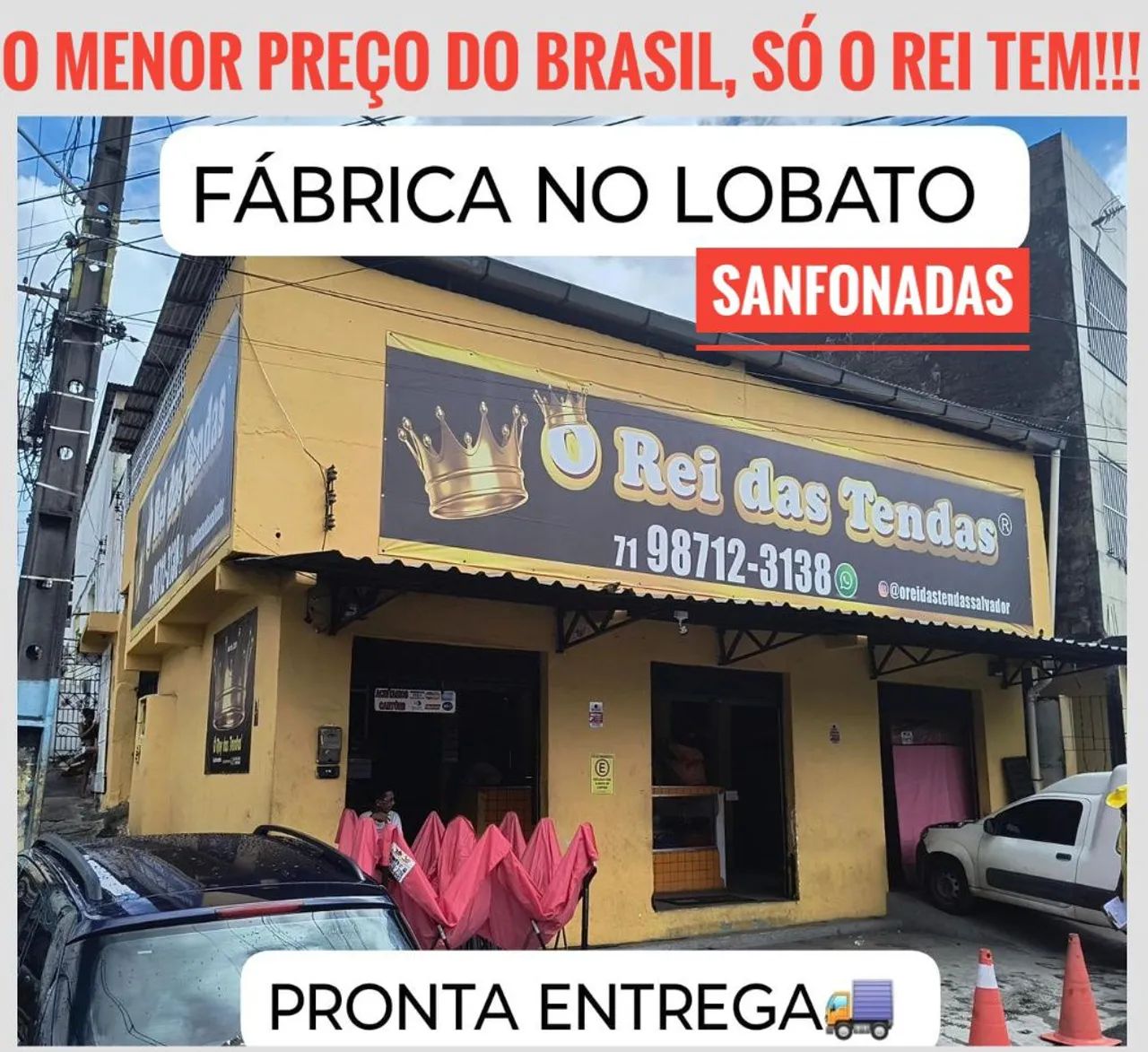 Toldo desmontável monta em 30 segundos,loja móvel - Foto 2