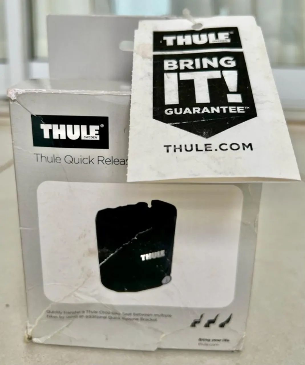 Suporte com desengate rápido preto - Cadeirinha Thule RideAlong - Foto 4