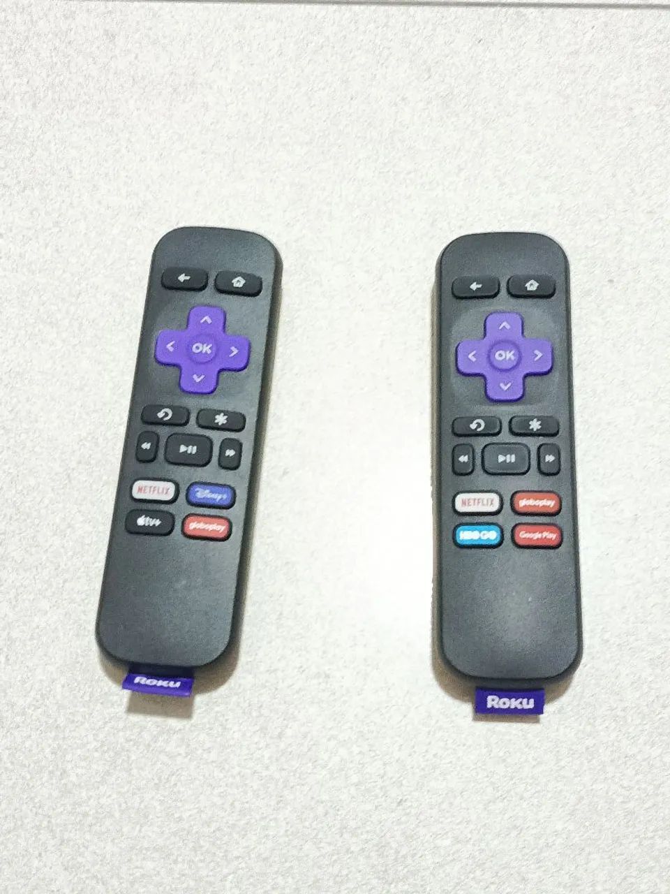 Controle remoto Roku express original (2 controles R$ 65 cada)