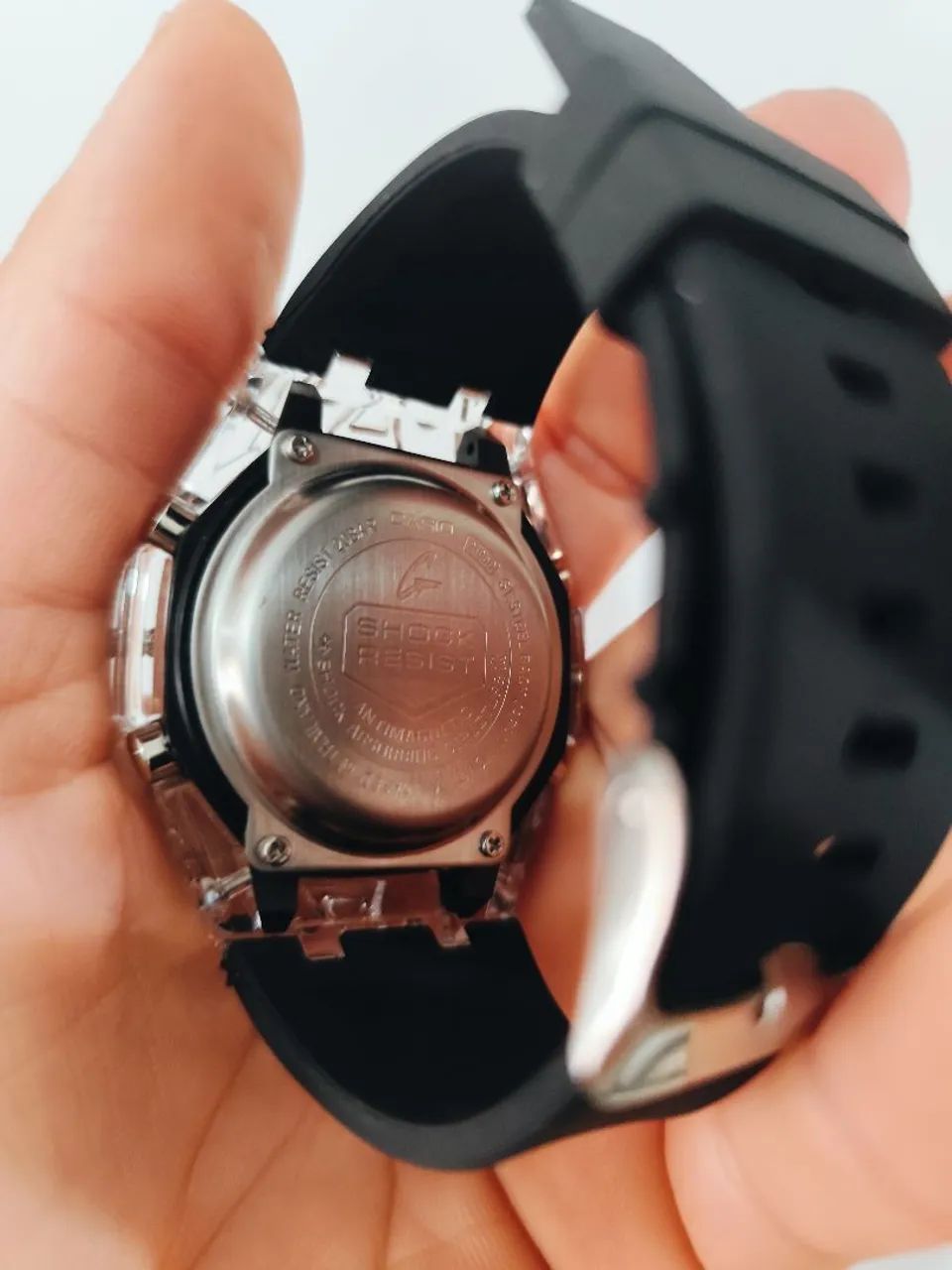 G-Shock Casio Transparente Black - Relógio Masculino - Foto 5