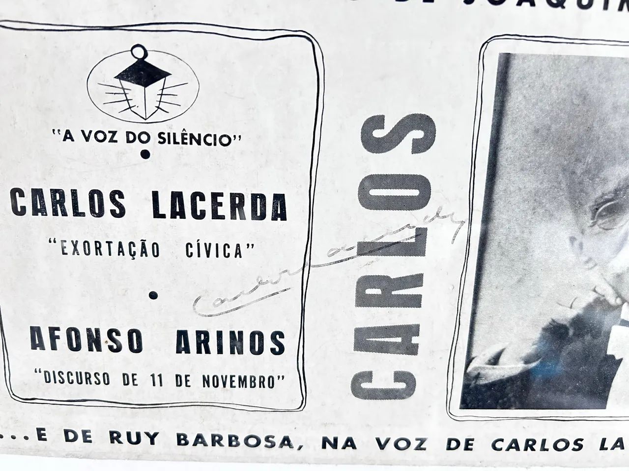 Carlos Lacerda - LP Autografado  - Foto 2