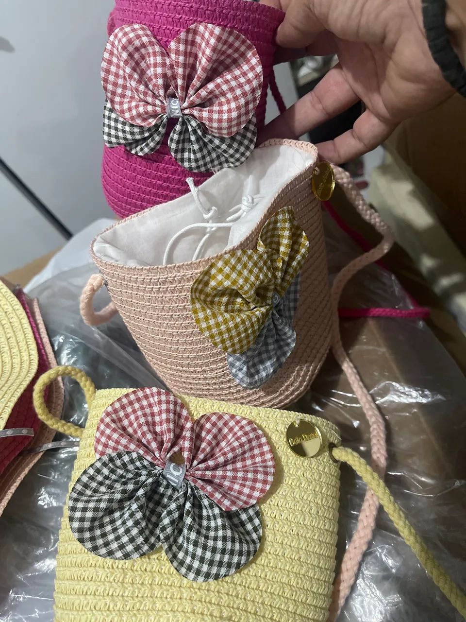 Kit menina chapéu e bolsa - Foto 4