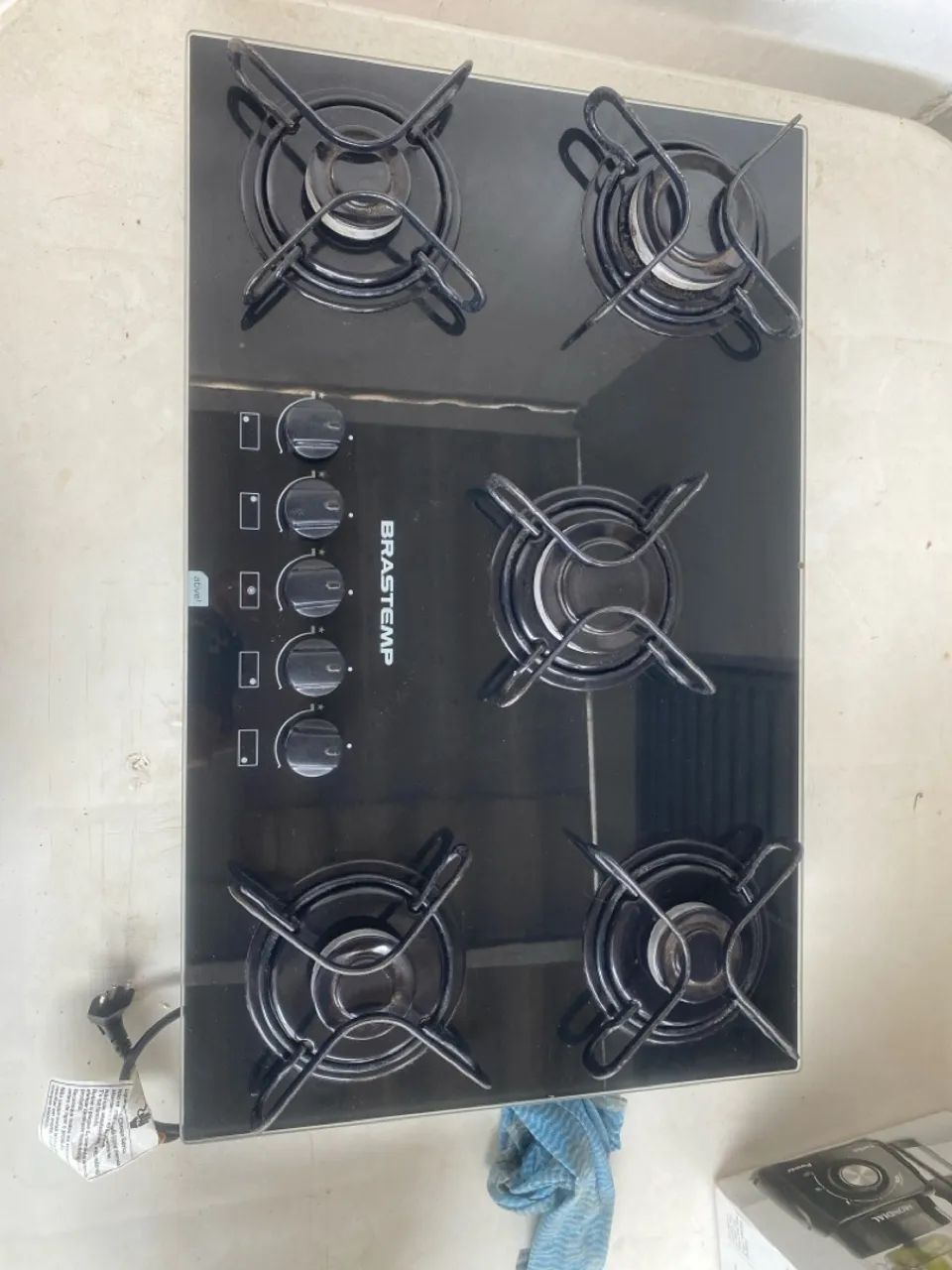 Vendo fogão cooktop Brastemp 5 boca 