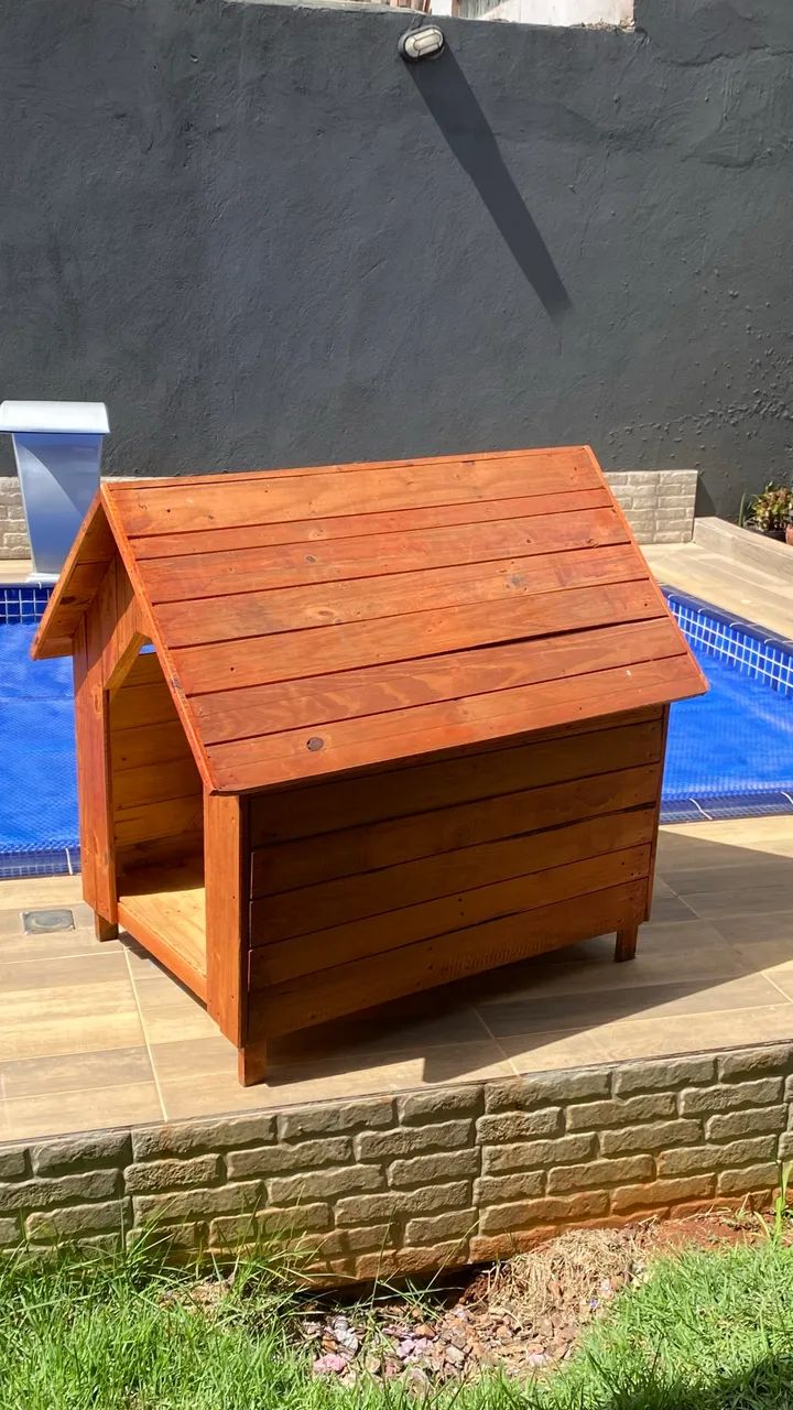 Casinha de cachorro de madeira - Foto 3