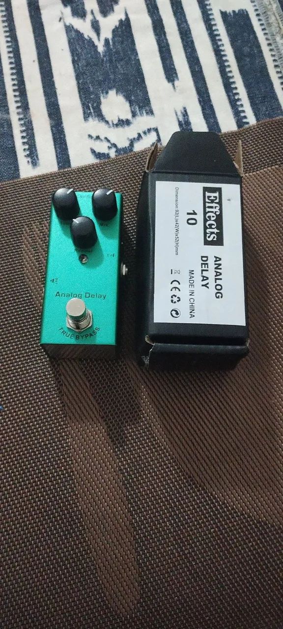 Pedal Analógico Delay novo com carregador 