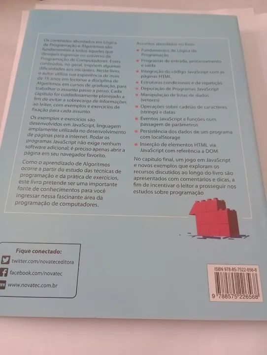 Lógica de Programação e Algoritmos com JavaScript - 2ª Edição: Uma introdução à programaçã - Foto 3