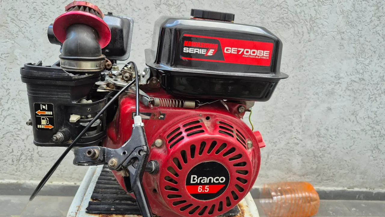 Motor Branco 6.5 com embreagem centrífuga