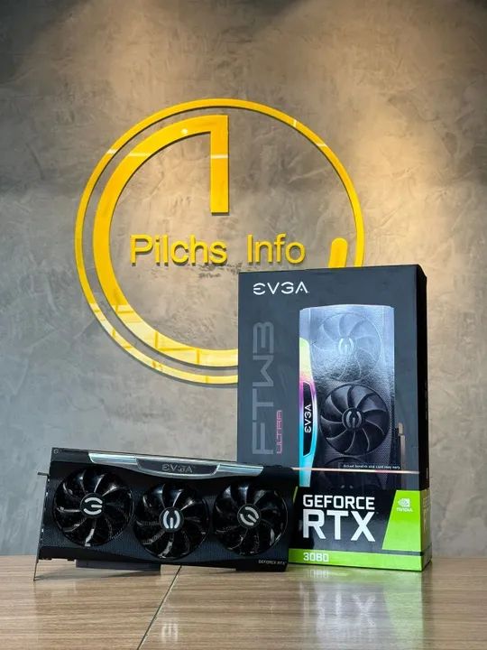 RTX 3080 10GB EVGA FTW3 ULTRA Com Caixa - Loja física - Garantia - Olx Pay - Foto 3
