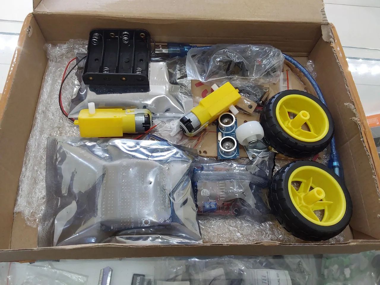 Kit robótica educacional- Ideal para projetos e aprendizado