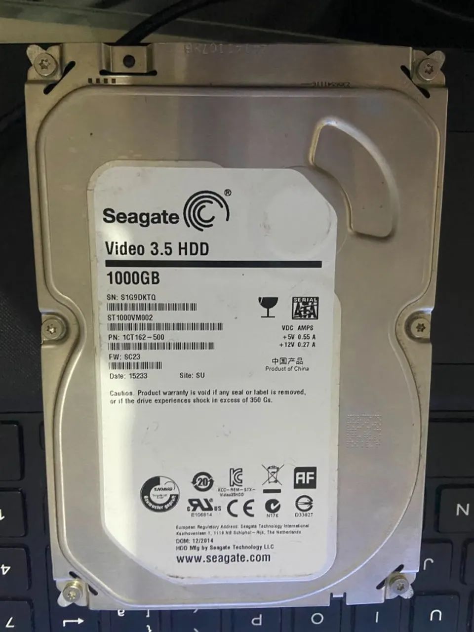 HD 1Tb 3,5' Saudável