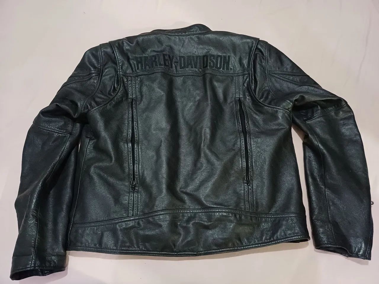 Jaqueta de Couro Harley-Davidson Original com Colete (Modelo Spoiler - 98016-10VM) - Foto 2