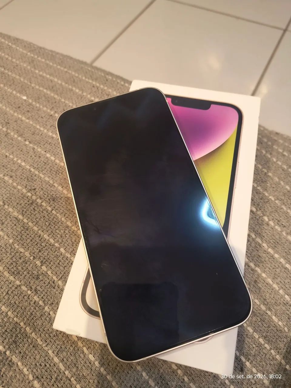 iPhone 14 branco sem marcas de uso celular de mulher Lindo e impecável  - Foto 4