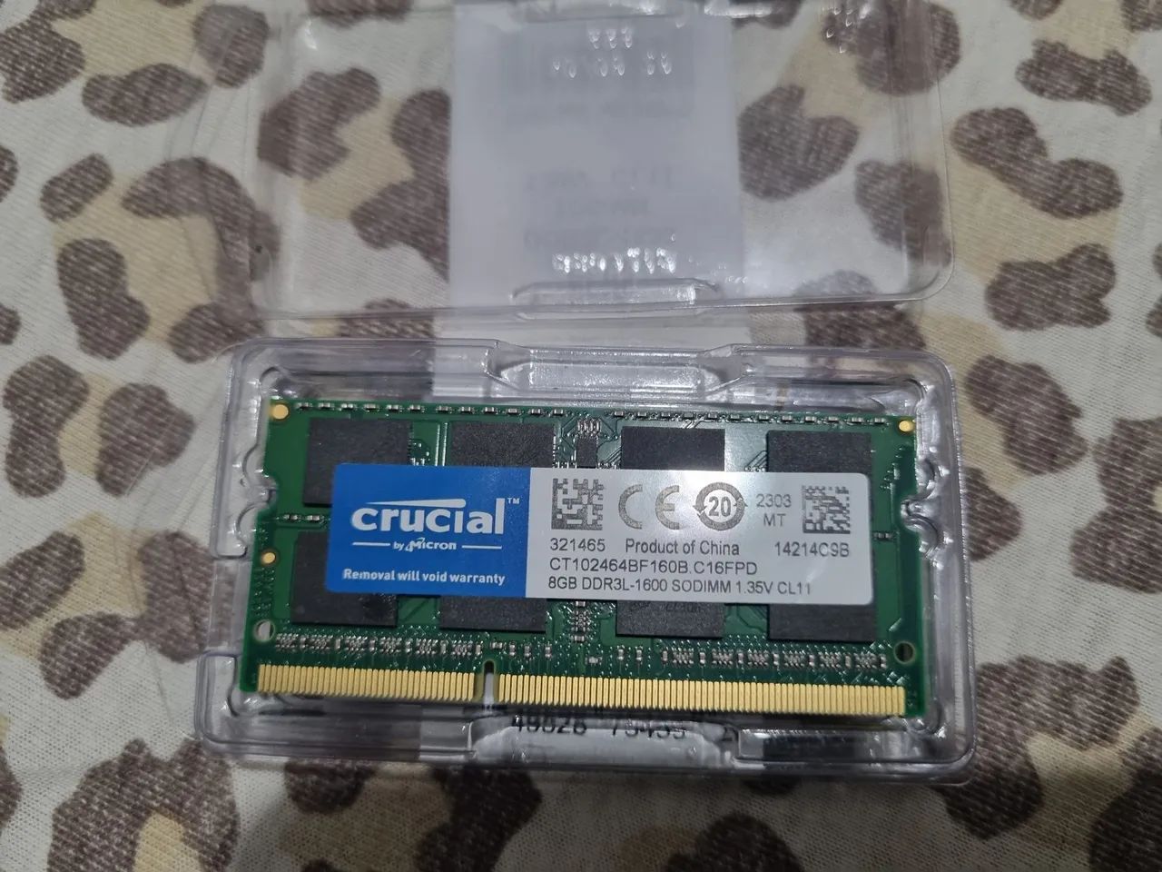Duas Memória RAM 8GB ddr3 1600