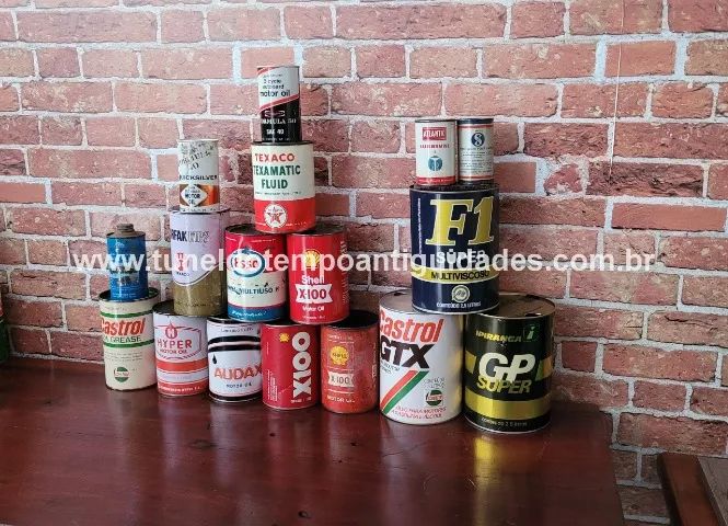 Latas Óleo Antigas - Foto 3