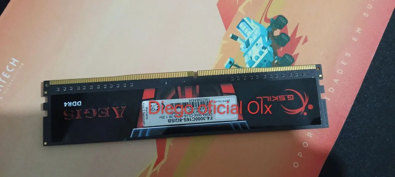 Vendo memória RAM ddr4 - Memória RAM - Montanhão, São Bernardo do