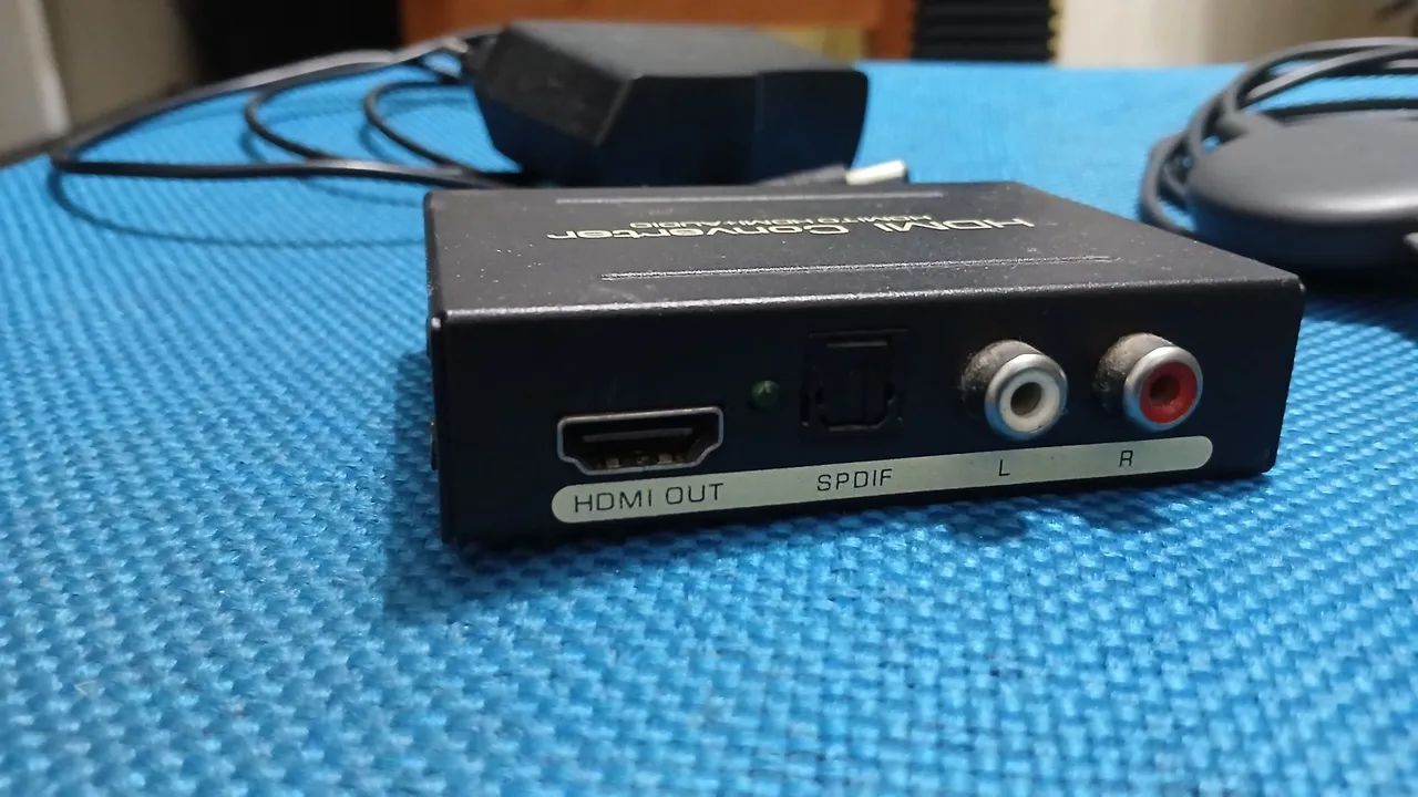 Hdmi audio video spliter + Chromecast 3a geração  - Foto 4