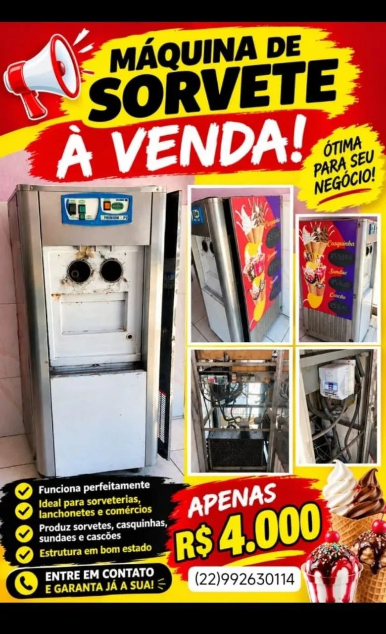 Máquina de sorvete 