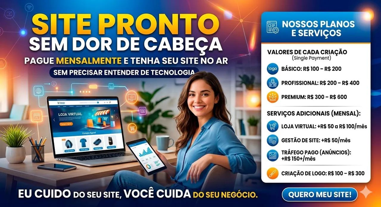 Crio sites,logos, plataformas, designer e muito mais  - Foto 2