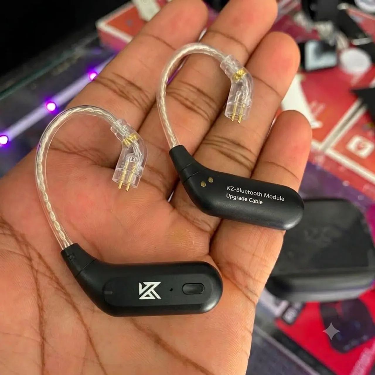 Adaptador KZ AZ09 Módulo Bluetooth 5.2 Sem Fio - Novo Caixa