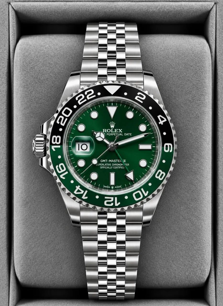 Relógio GMT Master II Sprite Automático super premium